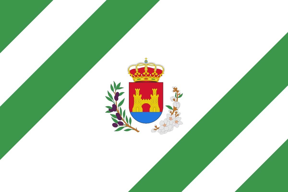 Bandera de Ardales de alta calidad para exterior | BPH