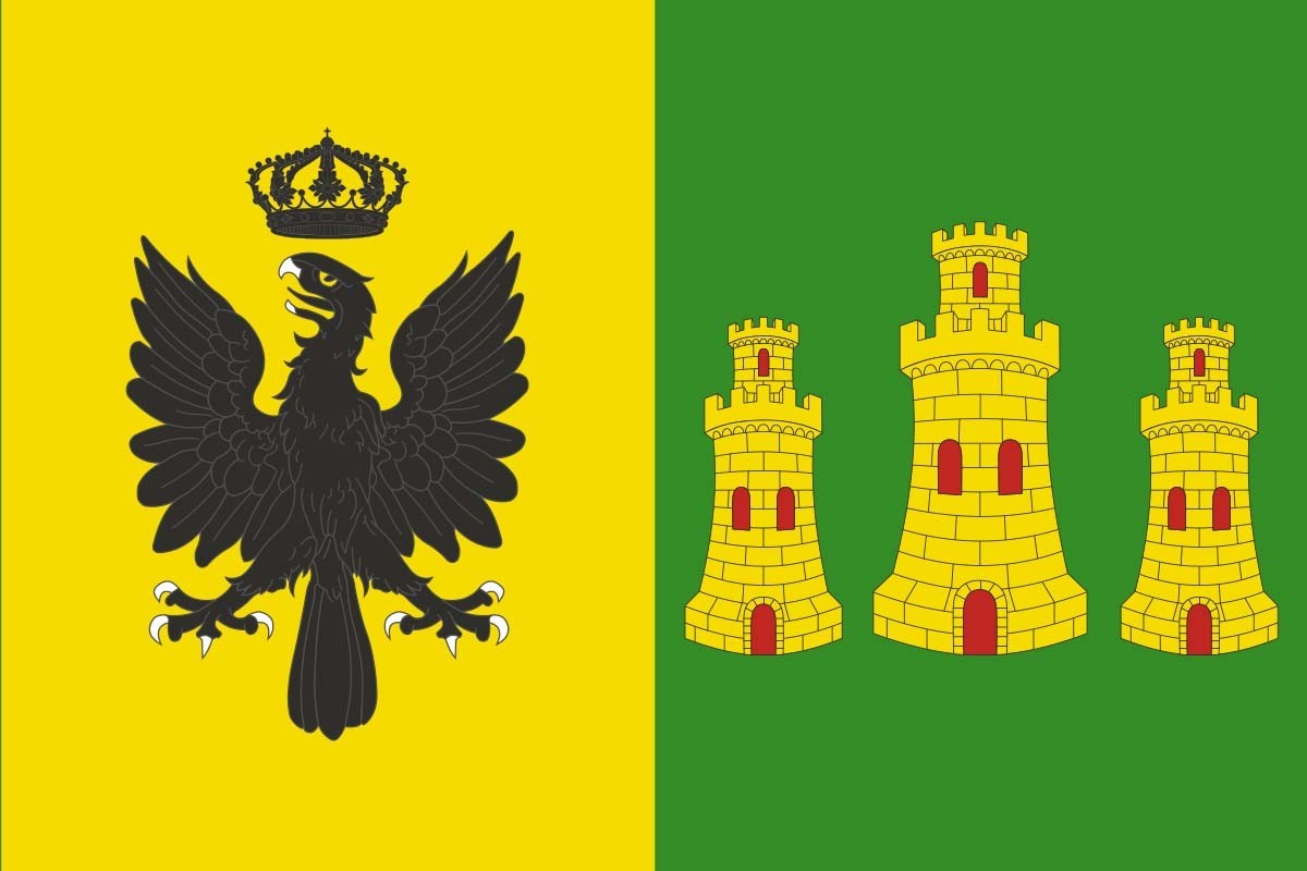 Bandera de Cañete de las Torres de alta calidad para exterior |