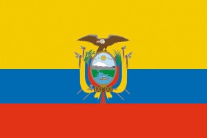 Bandera de Ecuador con escudo de alta calidad para exterior 123