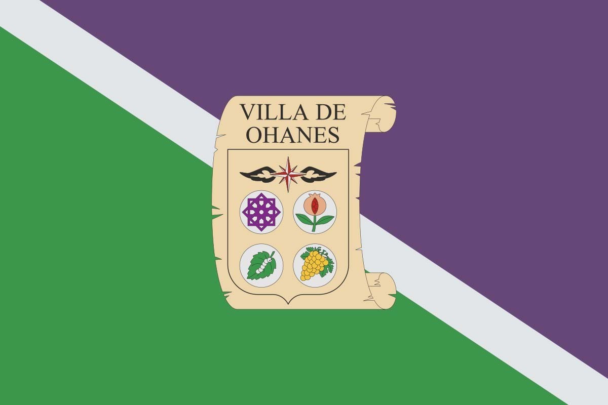 Bandera de Ohanes de alta calidad para exterior | BPH