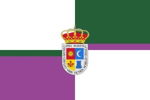 Bandera de Porcuna de alta calidad para exterior | BPH 123