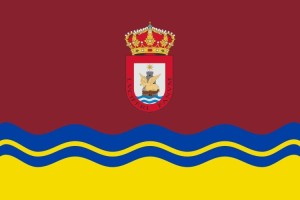 Bandera de Sanlúcar de Barrameda de alta calidad para exterior | 123