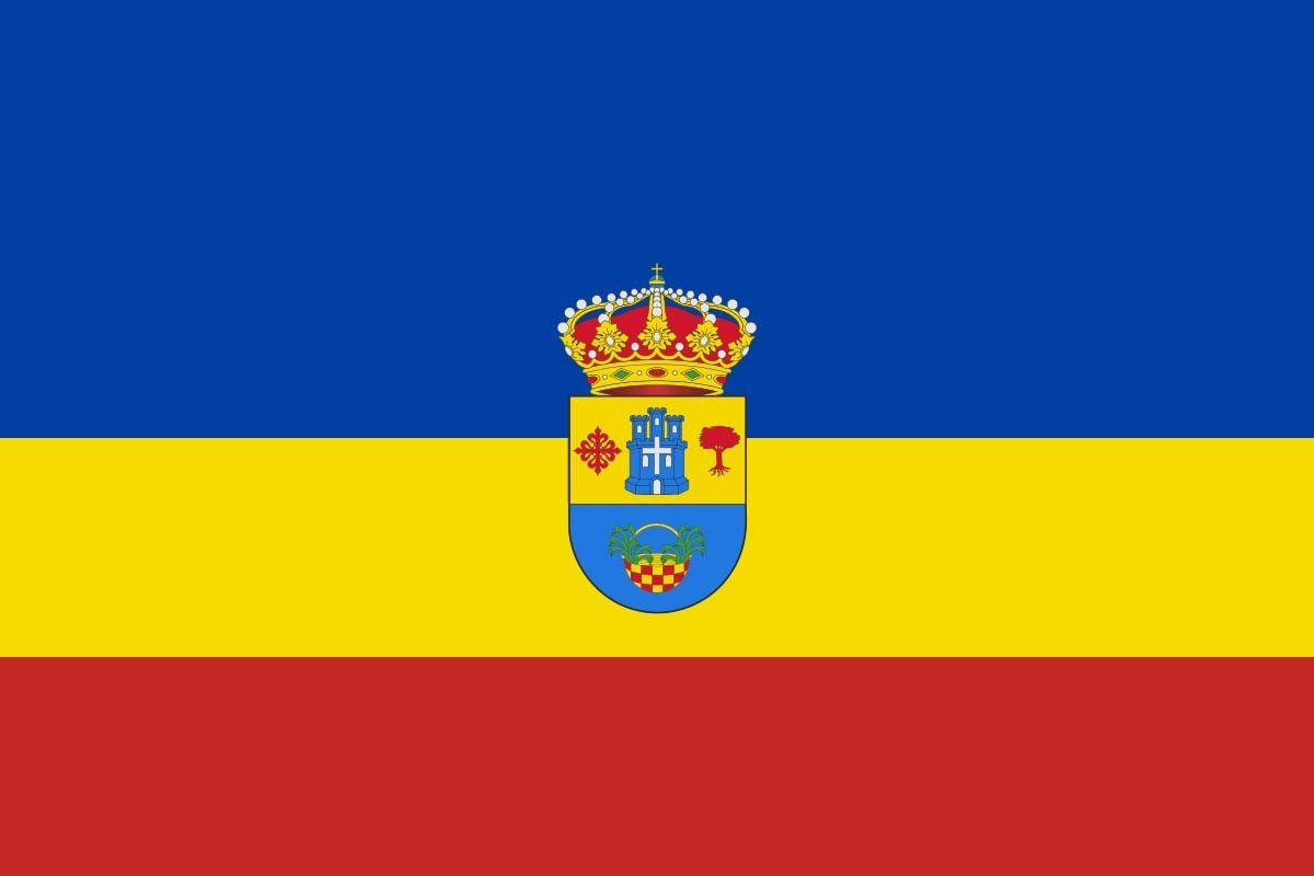 Bandera de Villalba del Alcor de alta calidad para exterior | BPH