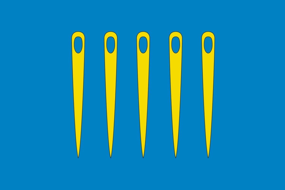 Bandera de Agullana de alta calidad para exterior | BPH