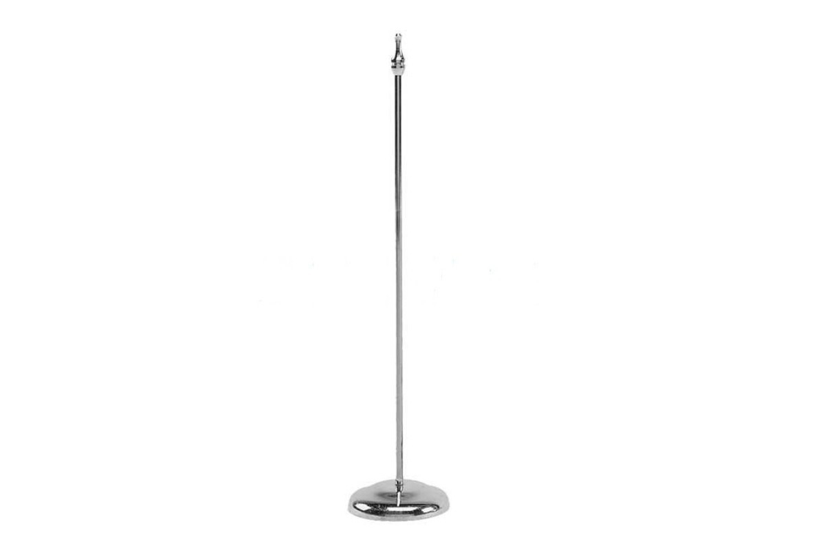 Mástil para mesa cromado 31.5 cm de altura