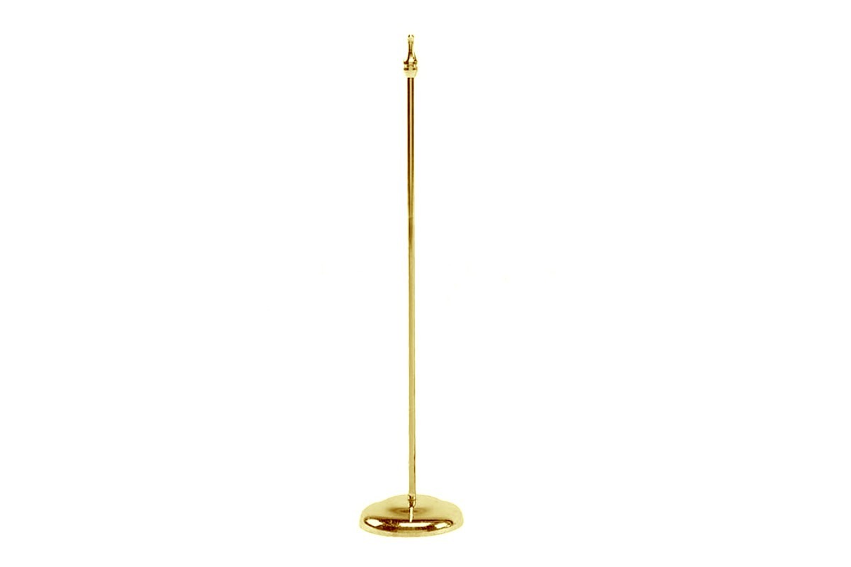 Mástil para mesa dorado 37 cm de altura