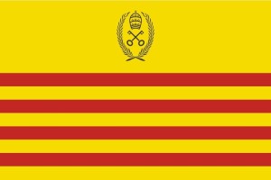 Bandera de Hostalets de Pierola de alta calidad para exterior | 123