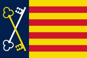 Bandera de Gavà de alta calidad para exterior | BPH 123