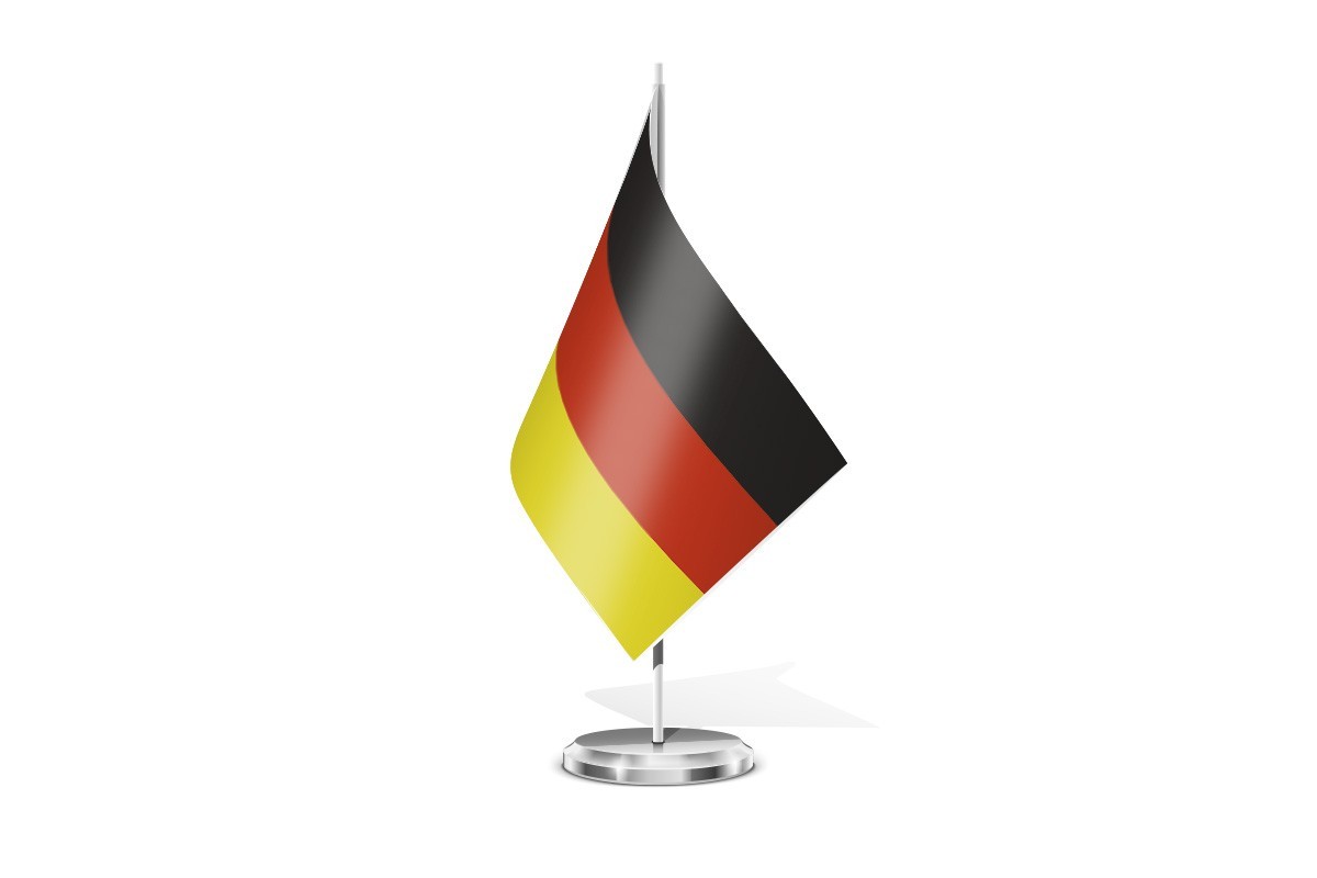 Bandera de mesa de Alemania