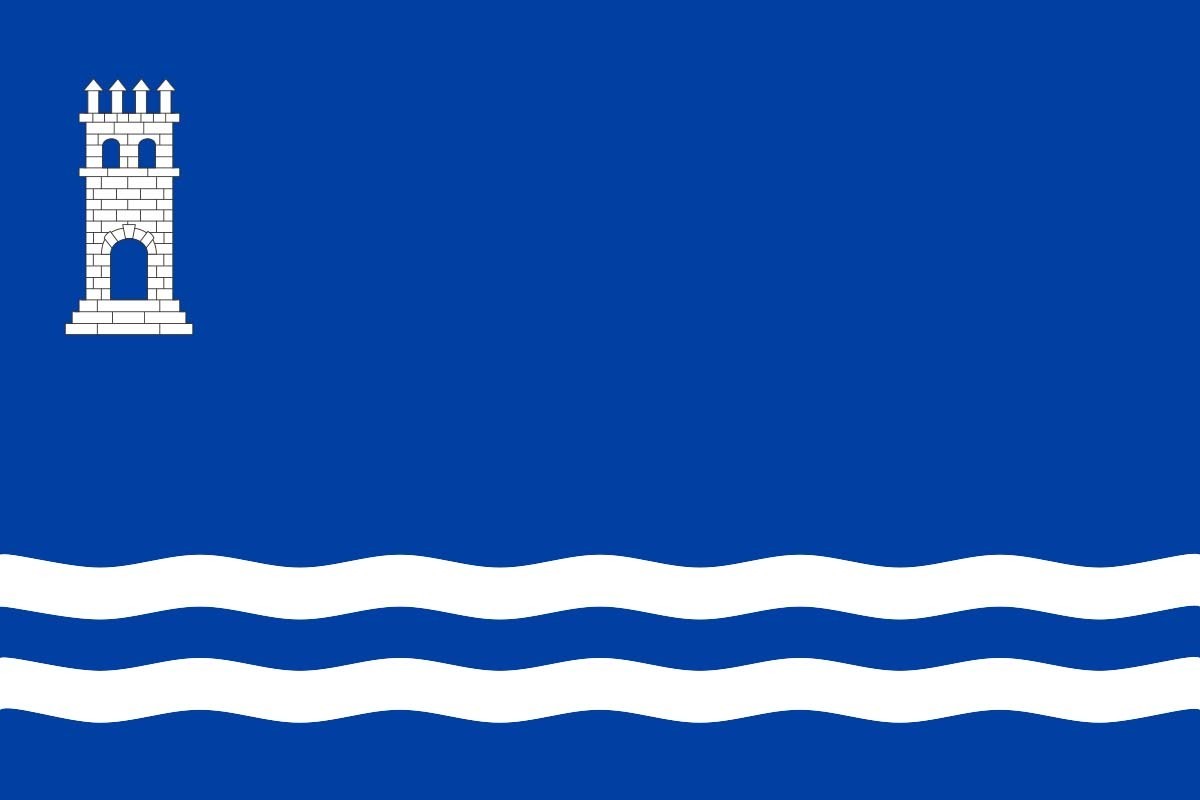 Bandera de Montgat de alta calidad para exterior | BPH