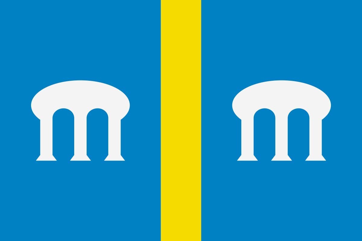 Bandera de Pontós de alta calidad para exterior | BPH