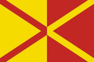 Bandera de Sant Agustí de Lluçanès de alta calidad para exterior 123