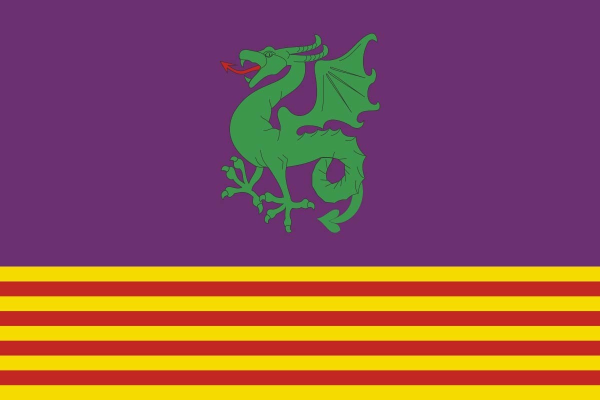 Bandera de Santa Margarida i els Monjos de alta calidad para