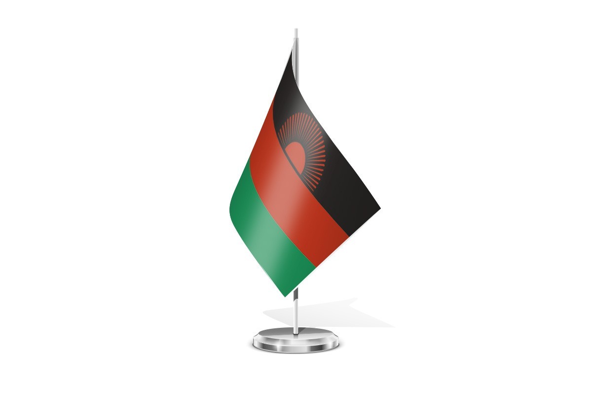 Bandera de mesa de Malawi