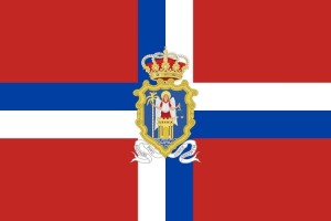 Bandera de Santa Cruz de la Palma de alta calidad para exterior 123