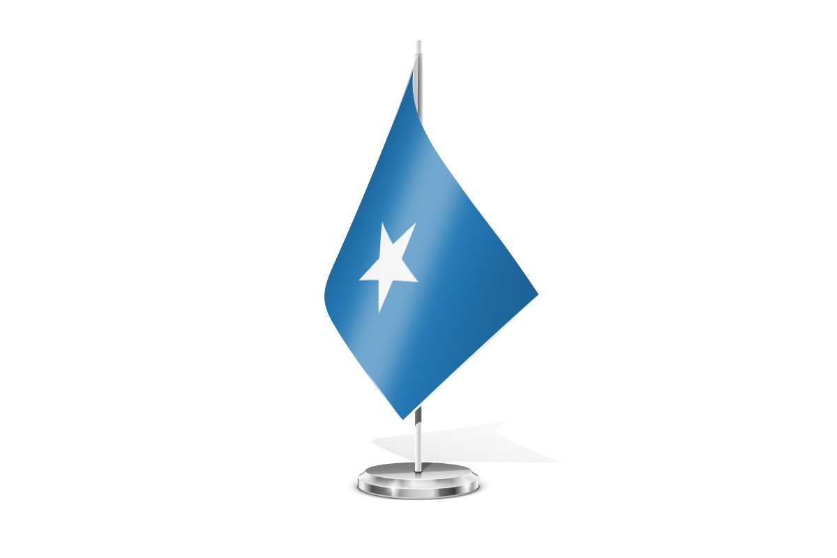 Bandera de mesa de Somalia