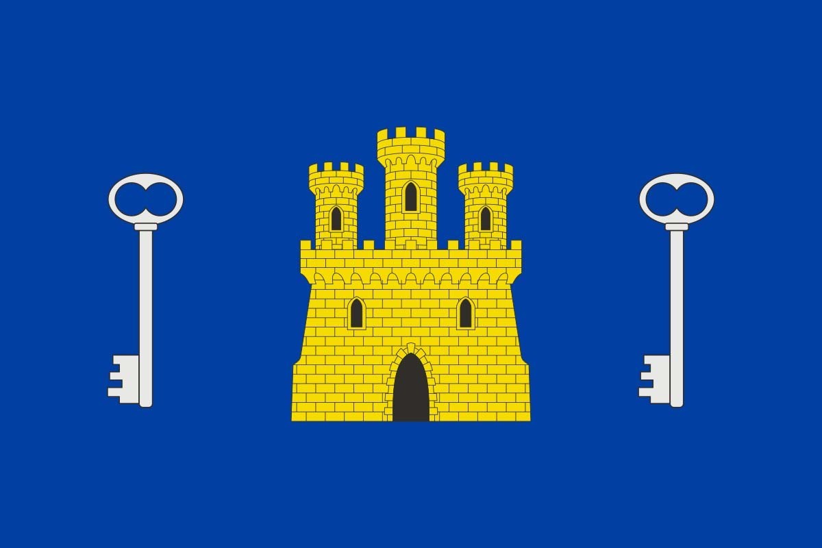 Bandera de despacho de Castell de Guadalest de alta calidad | BPH