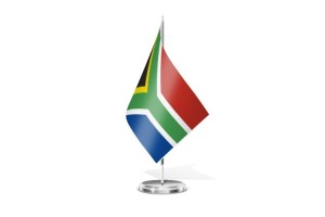 Bandera de mesa de Sudafrica 123