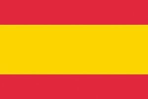 Bandera de España sin escudo de alta calidad para exterior 123