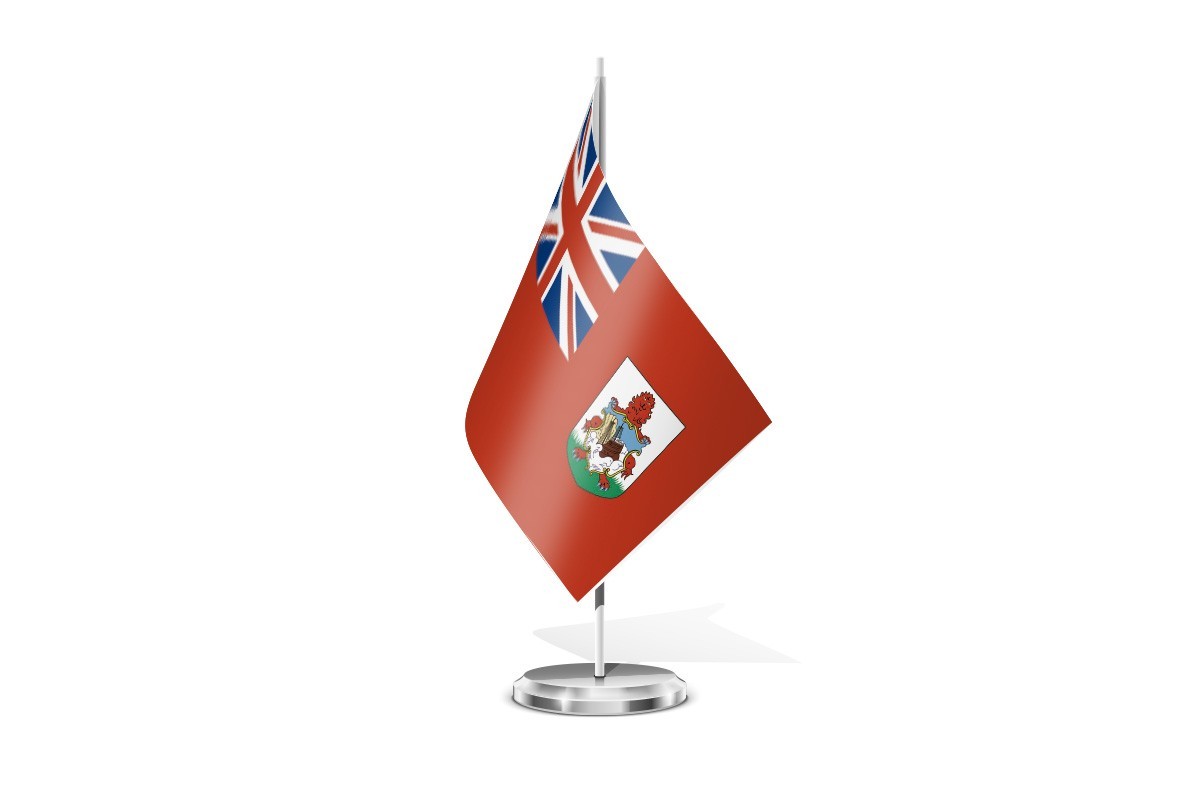 Bandera de mesa de Bermudas