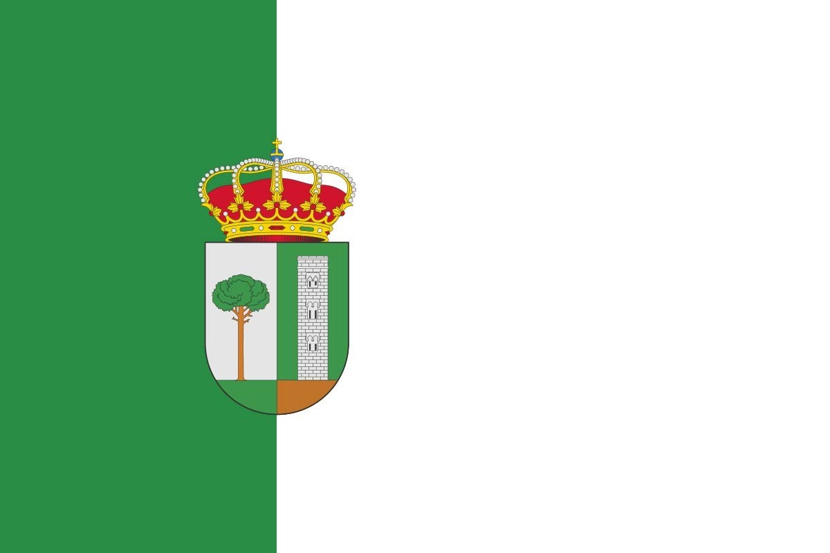 Bandera de despacho de Bollullos de la Mitación de alta calidad Bandera de despacho de Bollullos de la Mitación de alta calidad