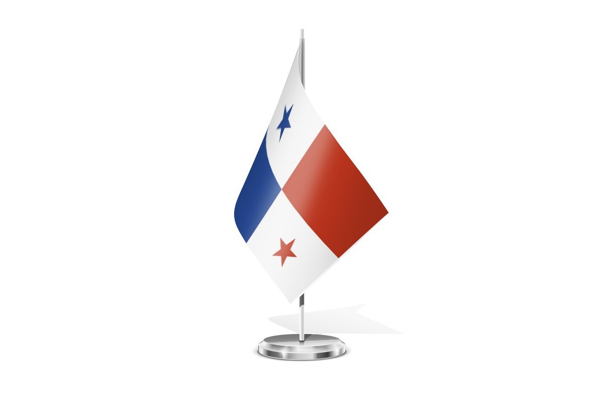 Bandera de mesa de Panama