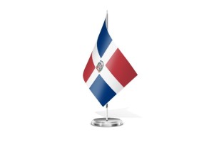 Bandera de mesa de Republica Dominicana 123