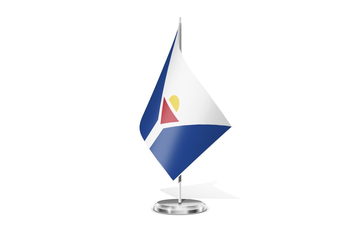 Bandera de mesa de San Martin