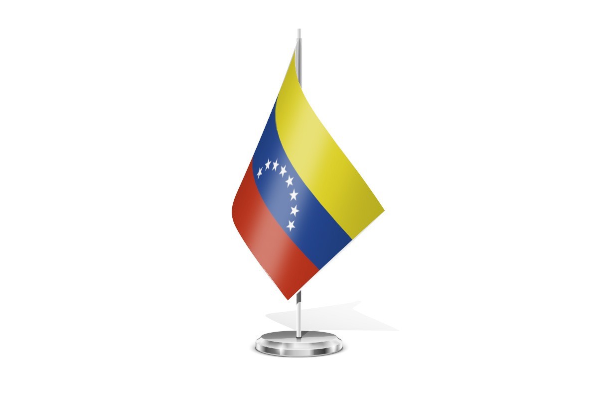 Bandera de mesa de Venezuela