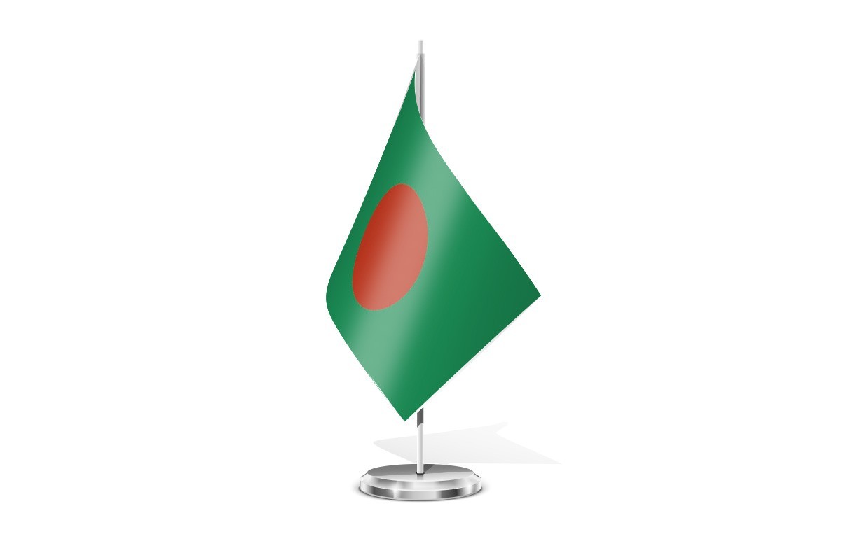 Bandera de mesa de Bangladesh