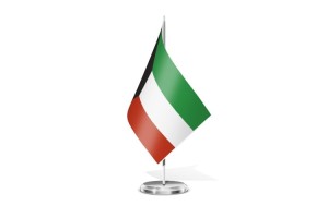 Bandera de mesa de Kuwait 123