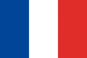 Bandera de Francia de alta calidad para exterior 123