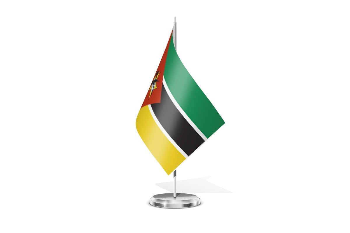 Bandera de mesa de Mozambique