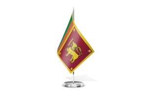 Bandera de mesa de Sri Lanka 123