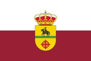 Bandera de despacho de Santiago de Calatrava de alta calidad |