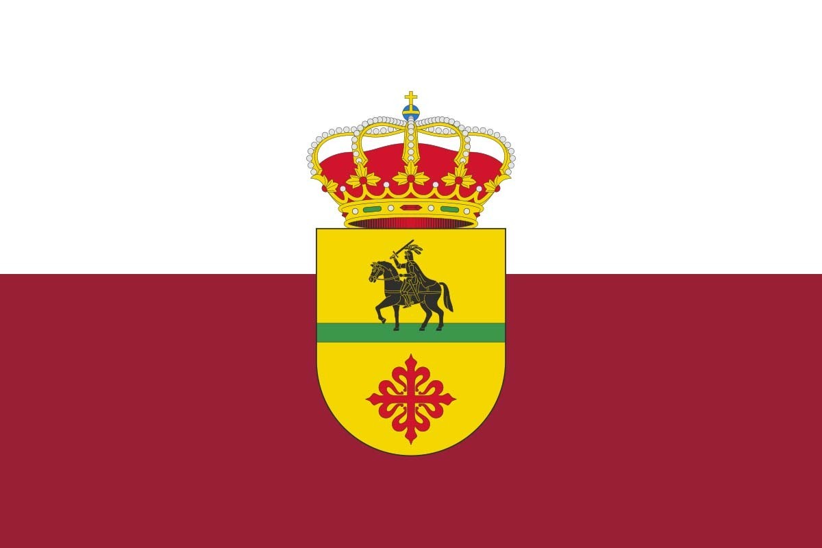 Bandera de despacho de Santiago de Calatrava de alta calidad |