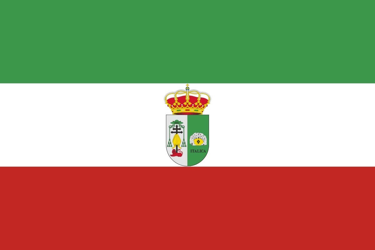 Bandera de despacho de Santiponce de alta calidad | BPH