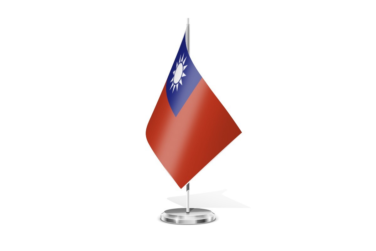 Bandera de mesa de Taiwan