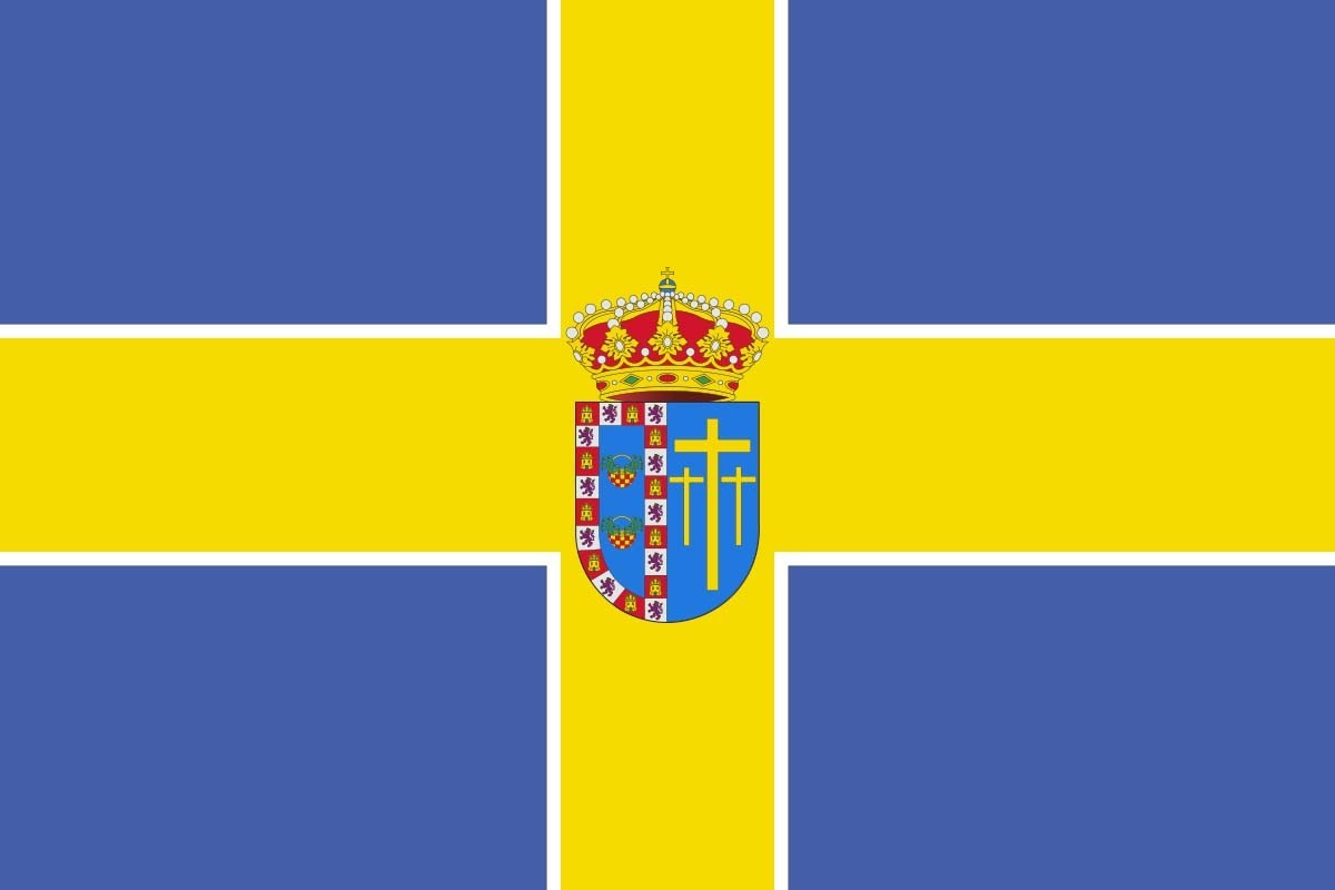 Bandera de despacho de Villanueva de las Cruces de alta calidad Bandera de despacho de Villanueva de las Cruces de alta calidad