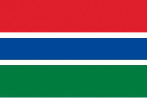 Bandera de Gambia sin escudo de alta calidad para exterior 123