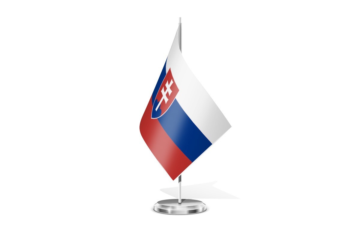 Bandera de mesa de Eslovaquia