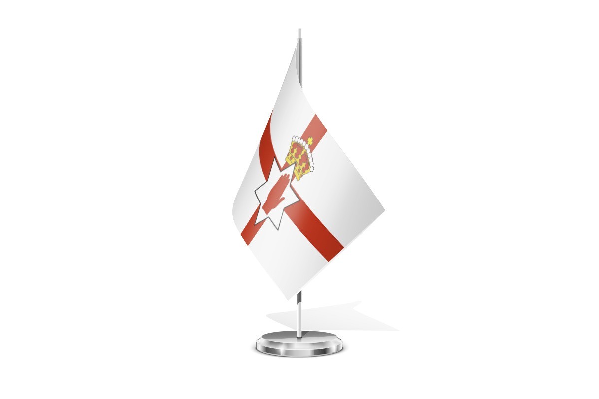 Bandera de mesa de Irlanda del Norte