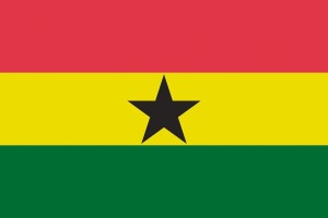 Bandera de Ghana con escudo de alta calidad para exterior 123
