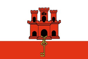 Bandera de Gibraltar de alta calidad para exterior 123