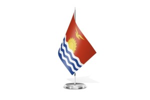 Bandera de mesa de Kiribati 123