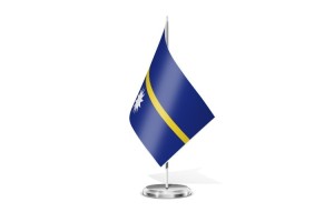 Bandera de mesa de Nauru 123