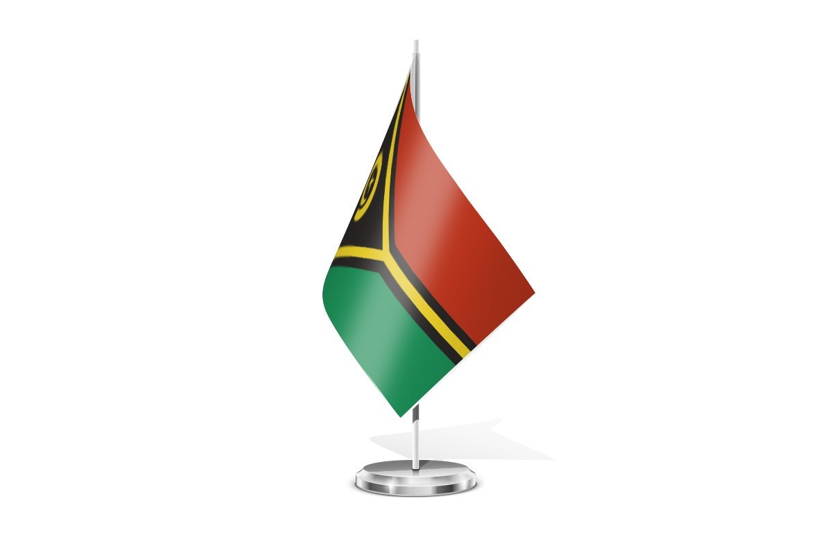 Bandera de mesa de Vanuatu