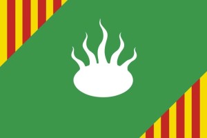 Bandera de despacho de Sant Fost de Campsentelles de alta