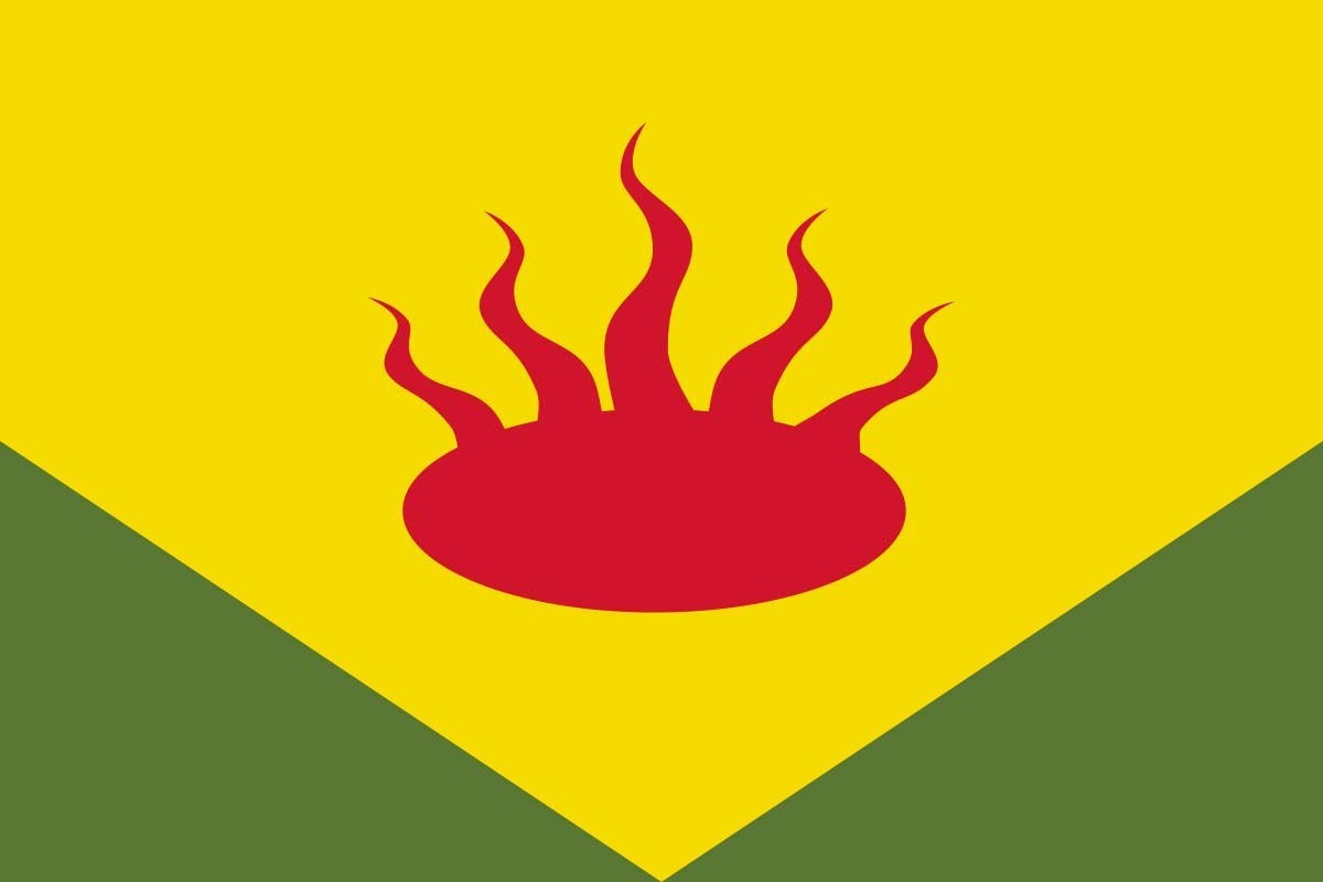 Bandera de despacho de Vallfogona de Riucorb de alta calidad |