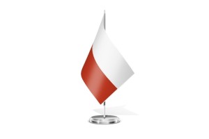 Bandera de mesa de Cantabria sin escudo 123